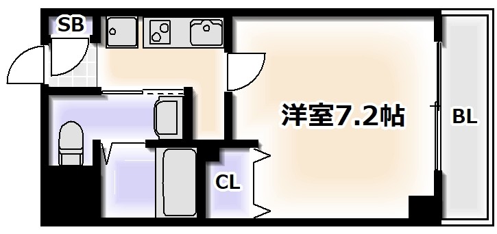 Mプラザ長居駅前の間取り写真