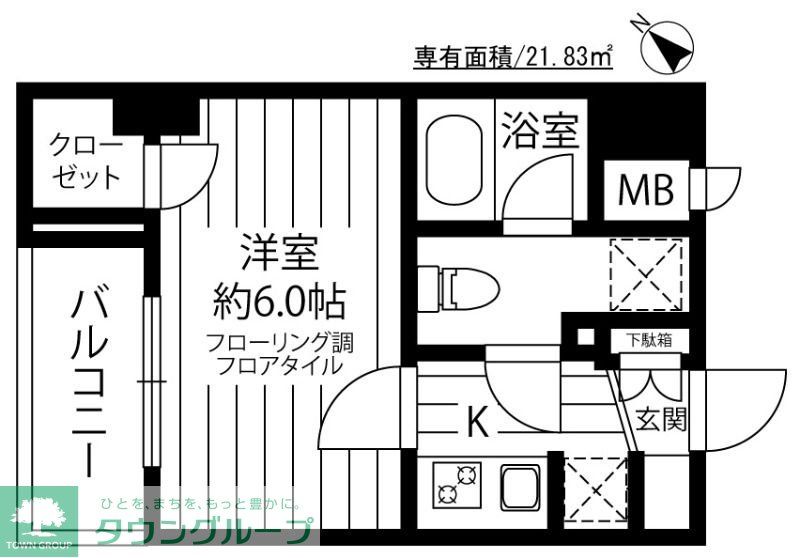 エクシム西巣鴨の間取り写真