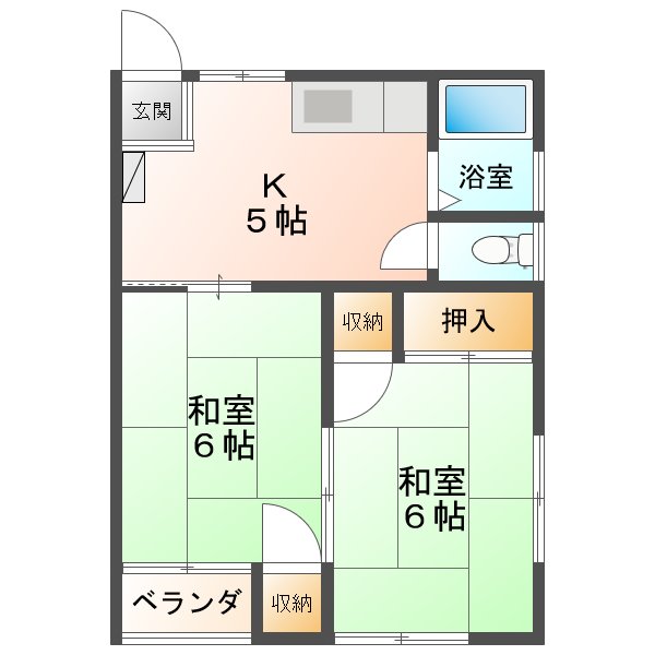 ハイツ舞の間取り