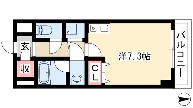 【ベレーサ築地口ステーションタワーの間取り】