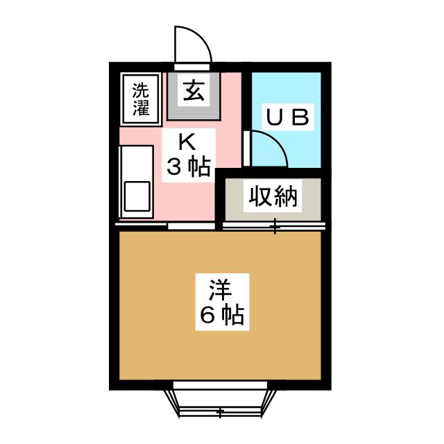 コーポ金子の間取り