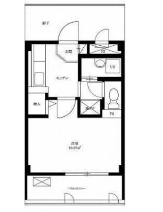 姫路市神子岡前のマンションの間取り