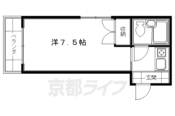 カーサデ伏見の間取り