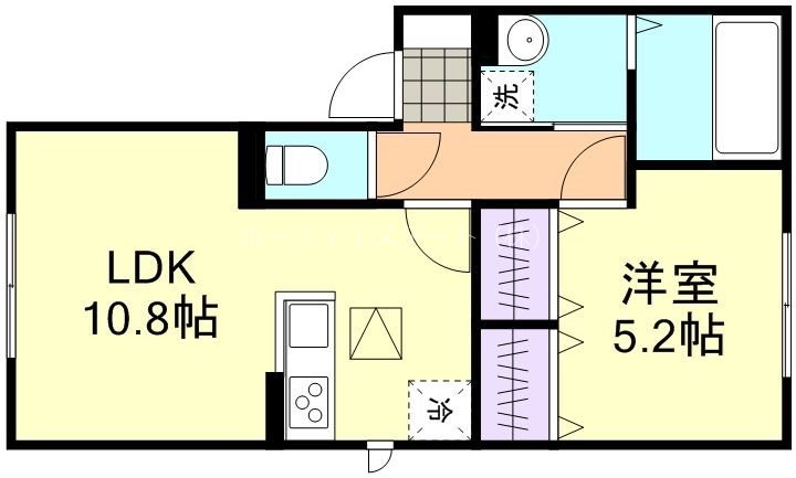 【フォルティス倉敷　C棟の間取り】