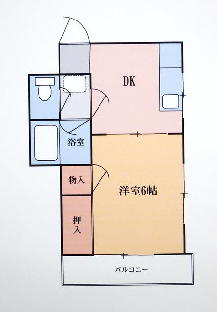 神奈川県相模原市中央区矢部３（マンション）の賃貸物件の間取り