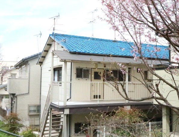 奈良県奈良市法蓮町（アパート）の賃貸物件の外観