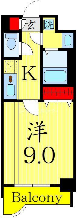 ラ・メールINAGEの間取り