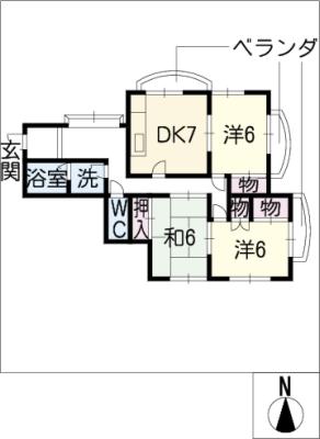 Ｍハイツ佐藤の間取り