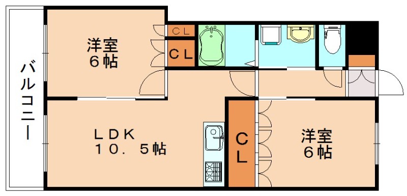 カメリアグランデIIの間取り