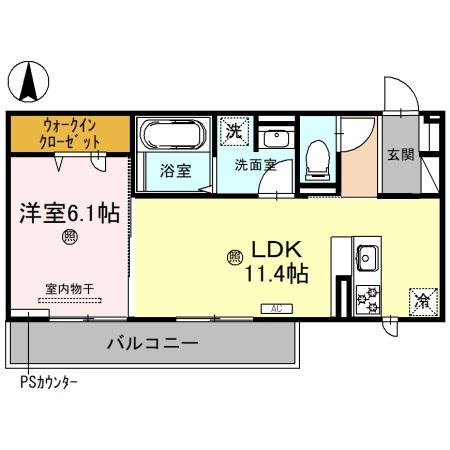 楓　A棟の間取り