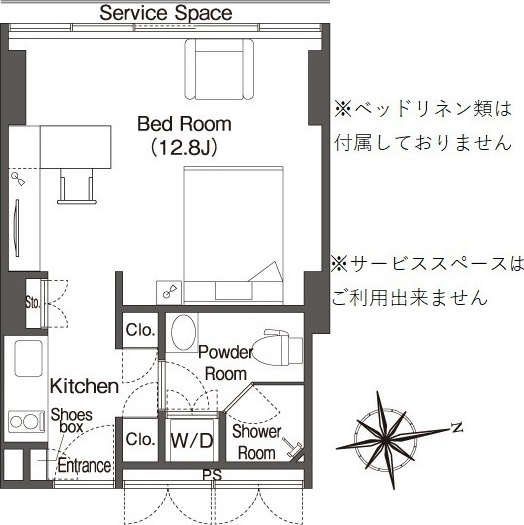 ウエリスアーバン品川タワーの間取り