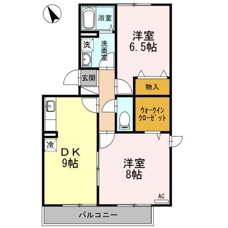 サン・ムーン山内の間取り