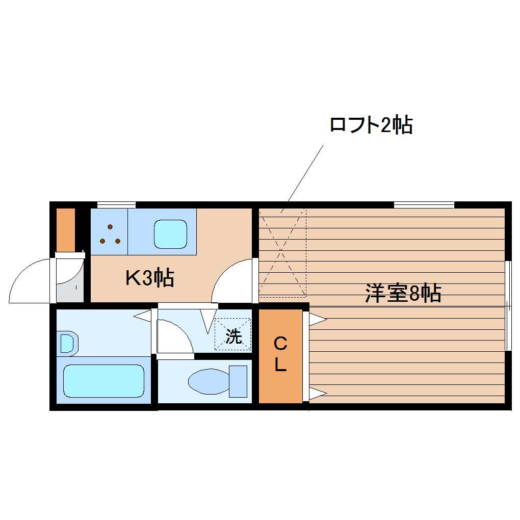 パルクアベニュー黒松の間取り