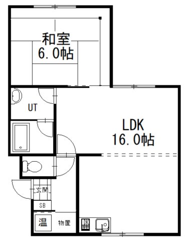 鶴ケ岱マンションの間取り