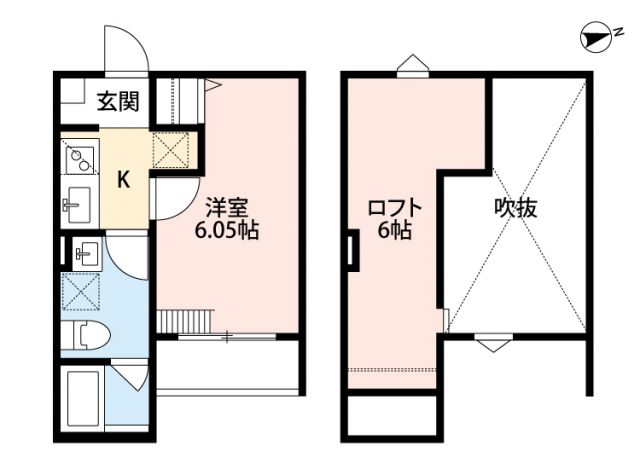 堺市堺区東雲西町のアパートの間取り