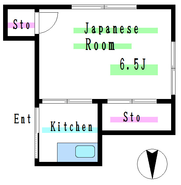 後藤荘の間取り