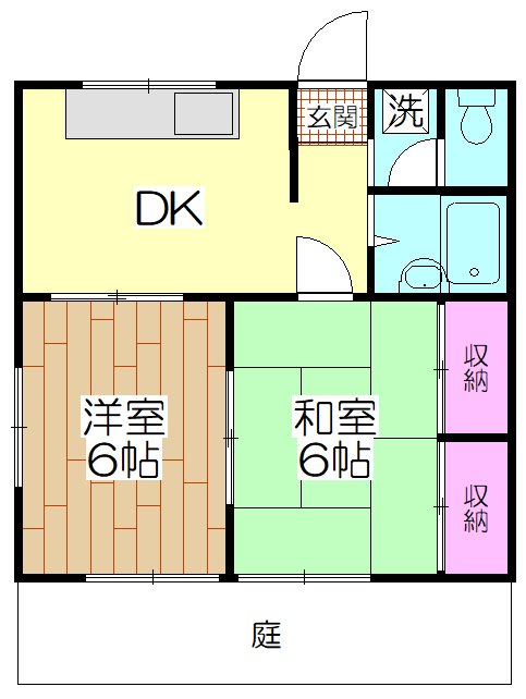 エステートピアKの間取り