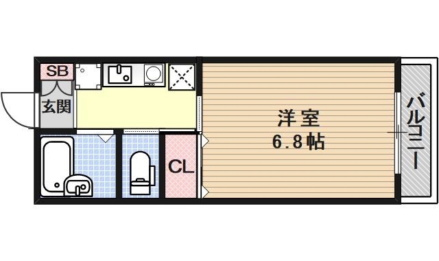 【グランシャリオ勝屋の間取り】