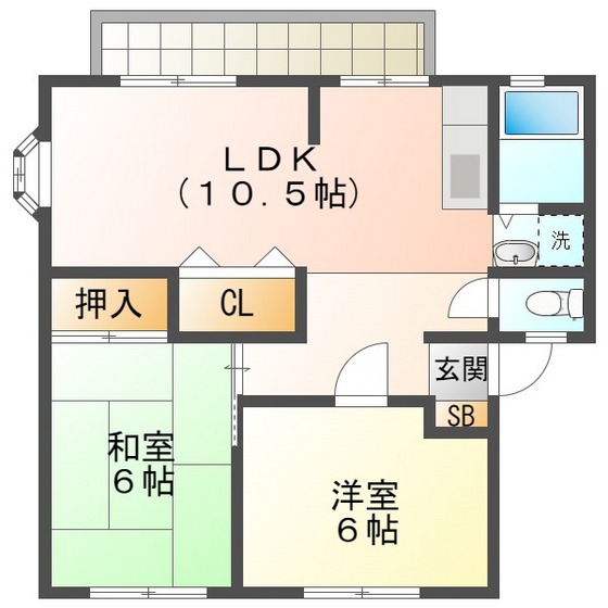 ベルコリーヌ藤ヶ丘の間取り