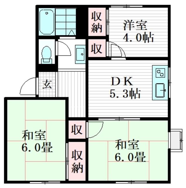 ハイツイノウエの間取り