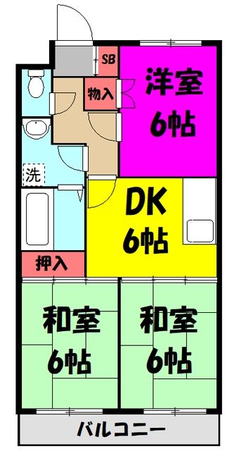 【原第５マンションの間取り】