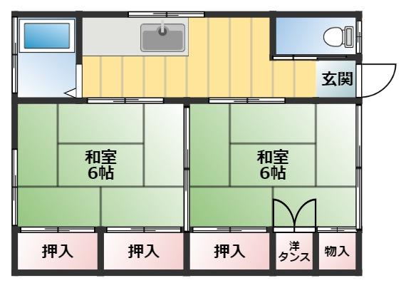 新中太荘の間取り