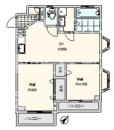 十七番館の間取り