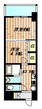 グランパシフィックパークビューの間取り