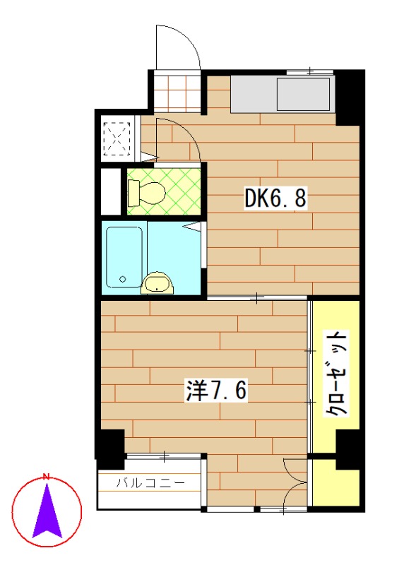 ガアデニアの間取り