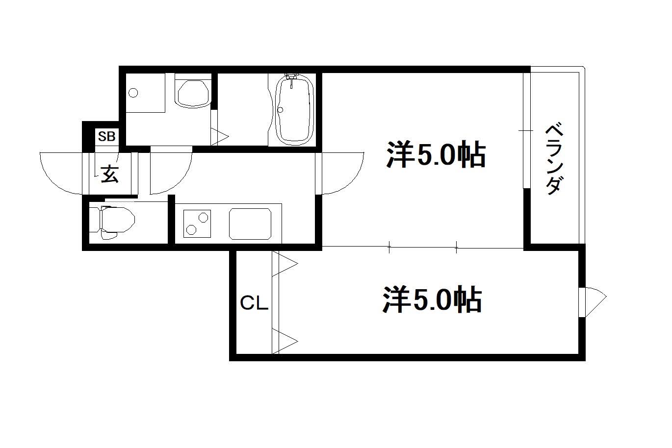 【ベレーザ西陣Iの間取り】