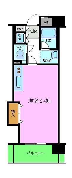 ワイズアーク三国ヶ丘の間取り