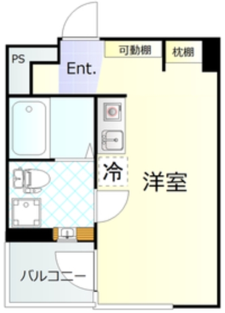 【共和ホームズ延寿御茶ノ水の間取り】