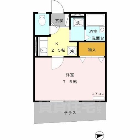 駒井ハイツの間取り