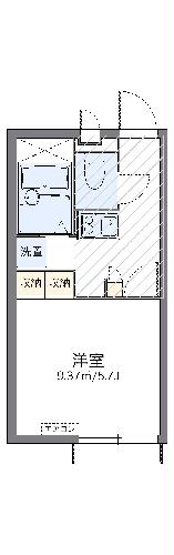 レオパレスベンデュールの間取り