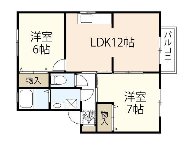 【パトリア山崎の間取り】