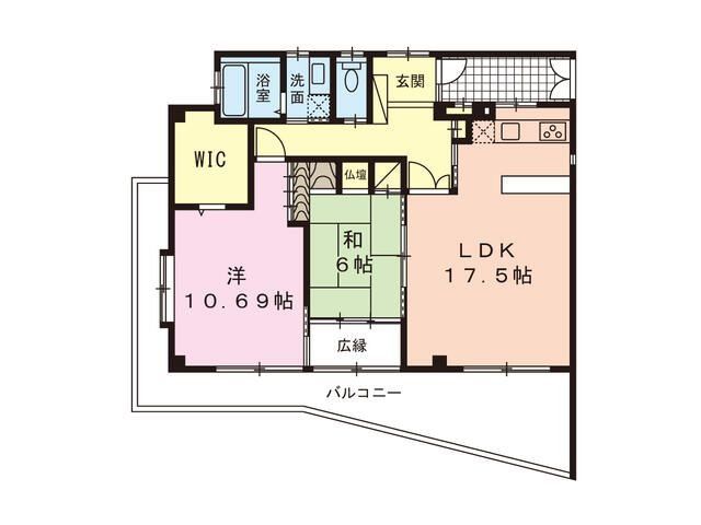 習志野市鷺沼のマンションの間取り