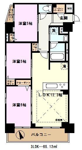 コンフォリア川口本町の間取り