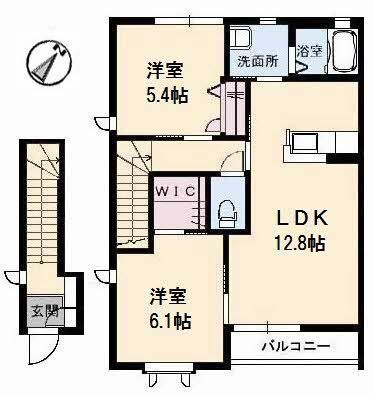 シャルマンラフォーレＢ棟の間取り