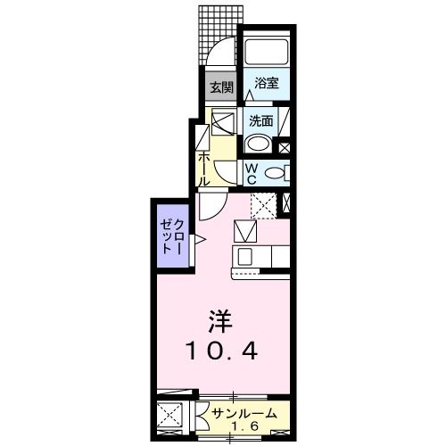 ブロッサムの間取り