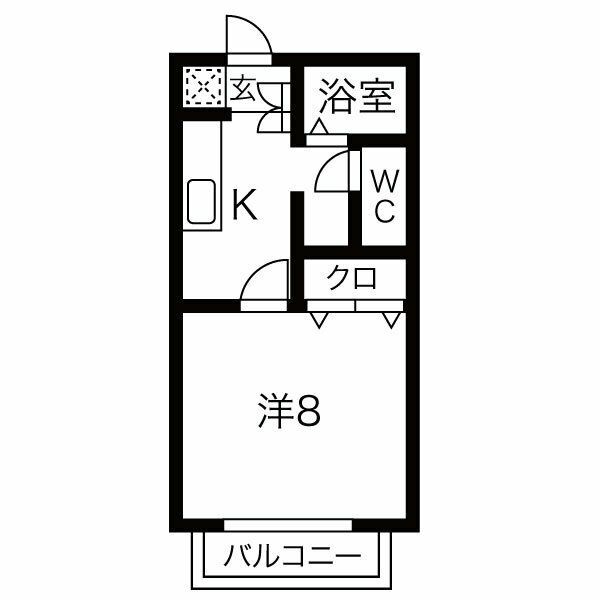 サン・friends芳ケ崎A棟の間取り