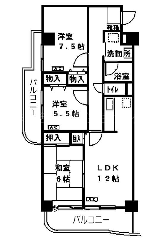 シェニートモンチーク武蔵関8の間取り