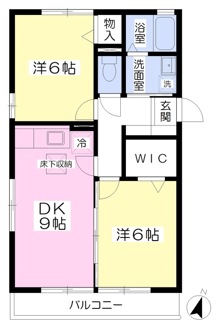 サンハイツＡの間取り