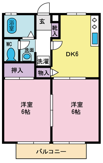 レーベン小野第3の間取り