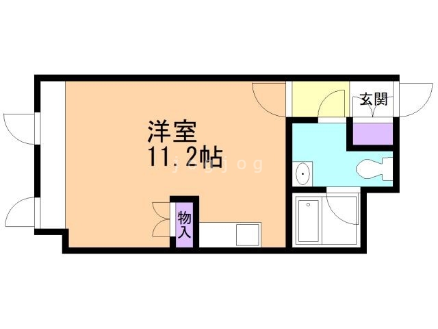 札幌市西区琴似一条のマンションの間取り