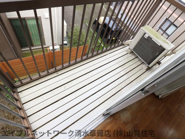 バルコニー　落ち着いた時間を過ごせるバルコニーです