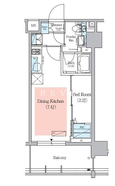 【文京区春日のマンションの間取り】