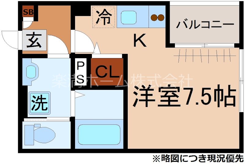 GOLD太秦の間取り