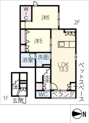 ＨＥＢＥＬ寺町の間取り