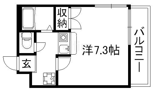 アネシス東洞院の間取り