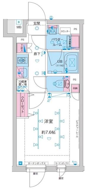 ジェノヴィア新大塚の間取り